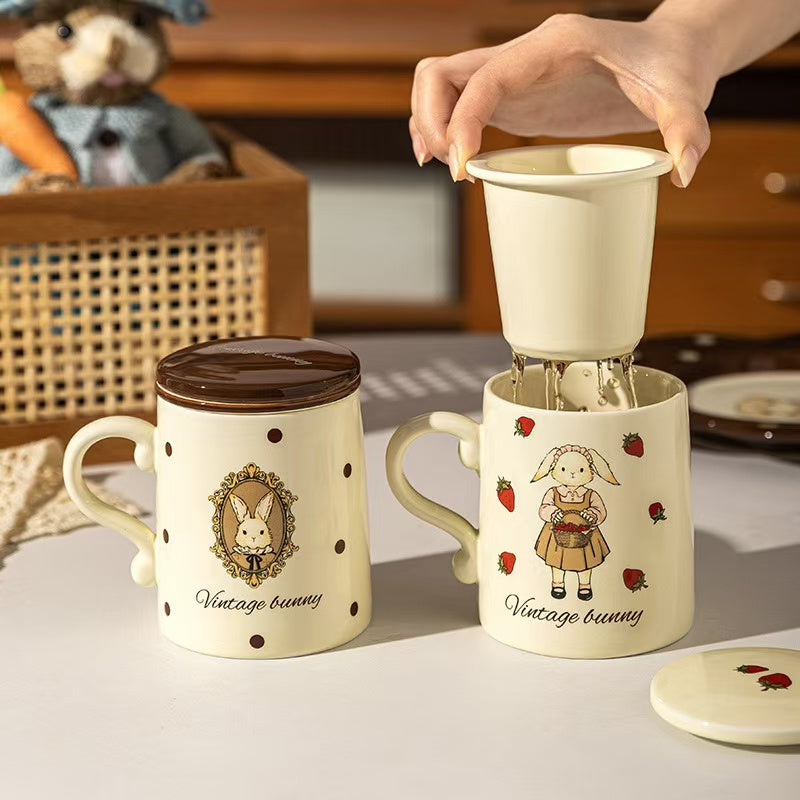 Hera Rabbit Tea Infuser Mug - The Office Must-Have for Tea Lovers