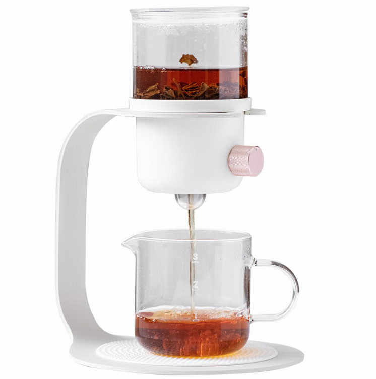 Automatic Glass Teapot & Coffee Dripper: Modern Versatility for Hot & Cold Brews