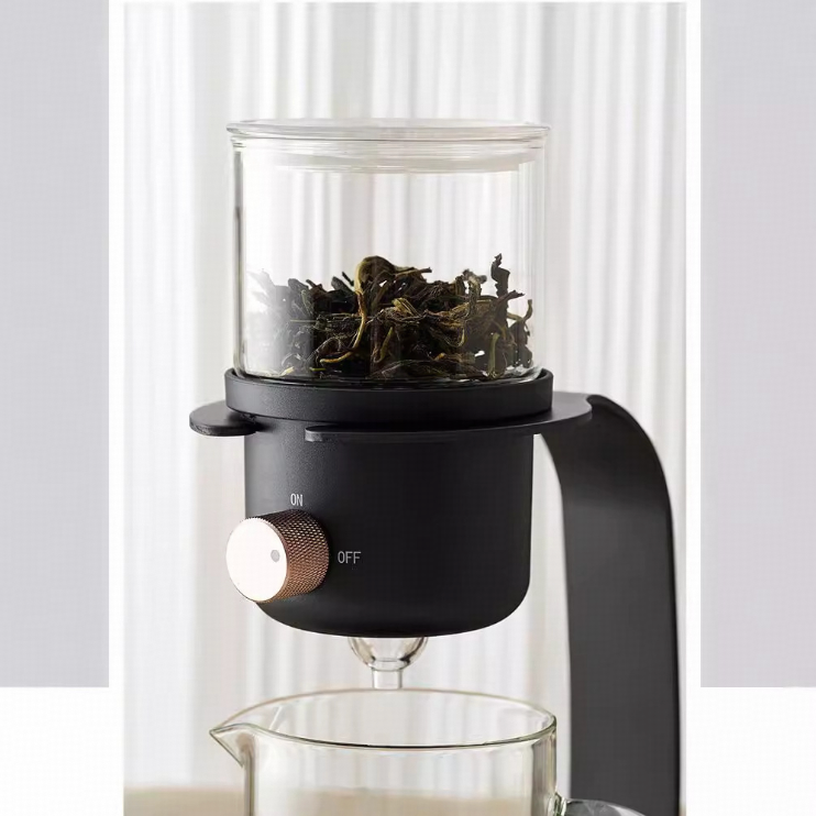 Automatic Glass Teapot & Coffee Dripper: Modern Versatility for Hot & Cold Brews