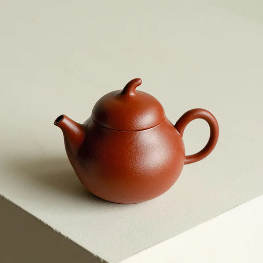 Authentic Yixing Zisha Teapot for Kung Fu Tea Ceremony & Home Brewing with Single-Pot Filter Design