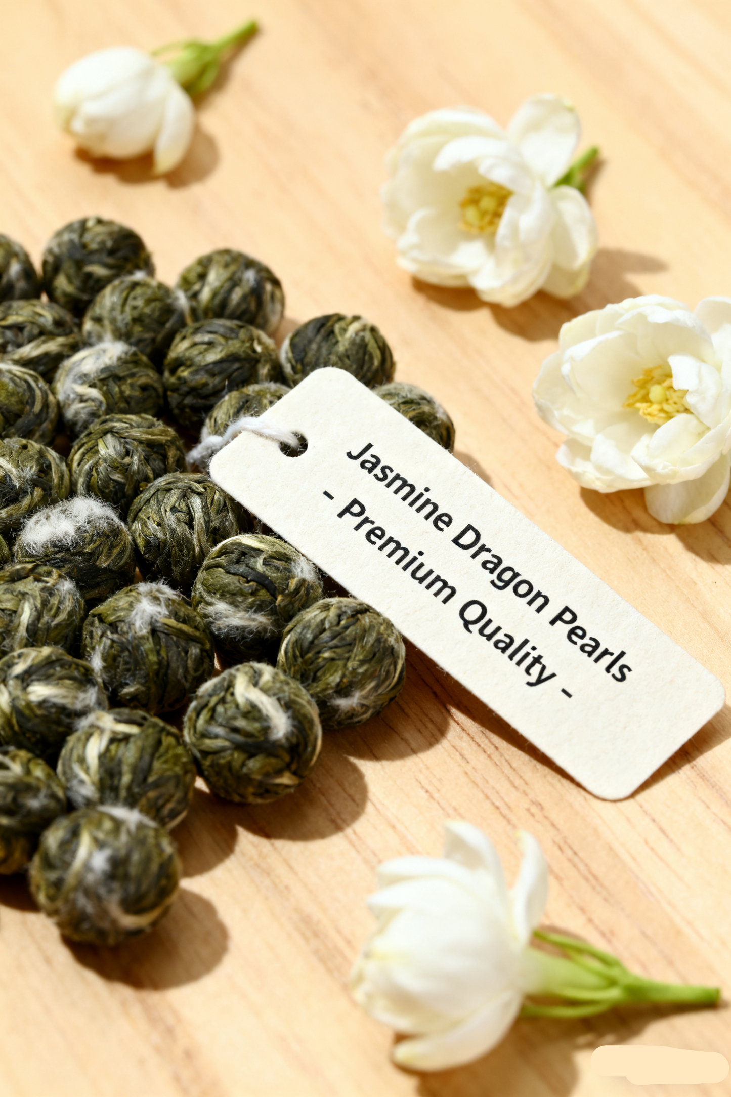 2025 New Crop Jasmine Dragon Pearl Tea - Strong Aroma Green Tea from Guangxi, China | Cold Brew