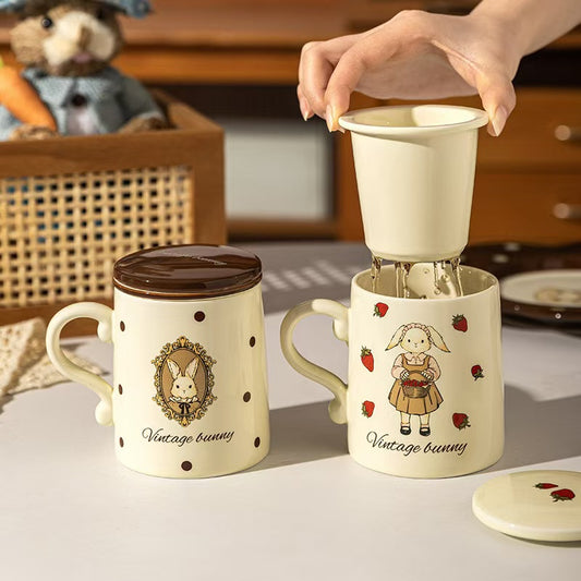 Hera Rabbit Tea Infuser Mug - The Office Must-Have for Tea Lovers