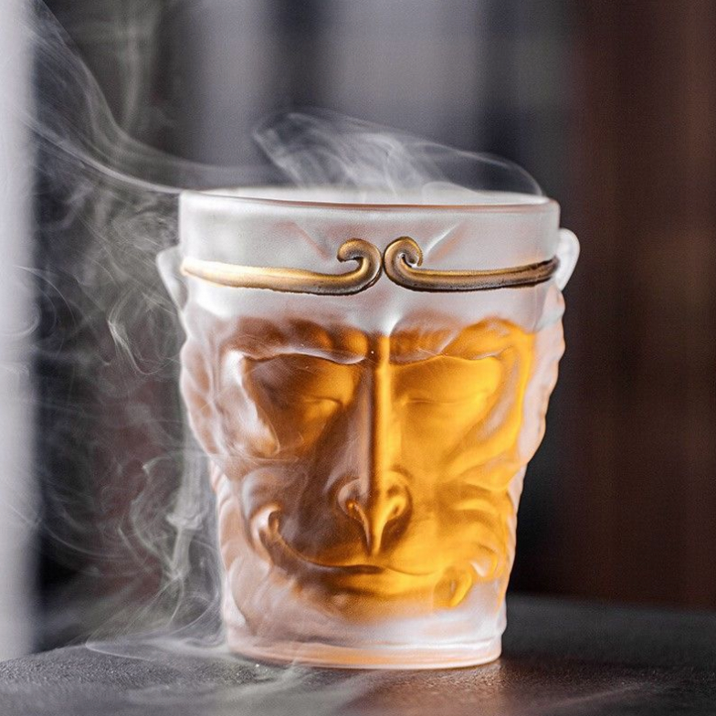 *SALE* Wukong - Frosted Glass Heat-Resistant Tea Cup/Mug 110ml