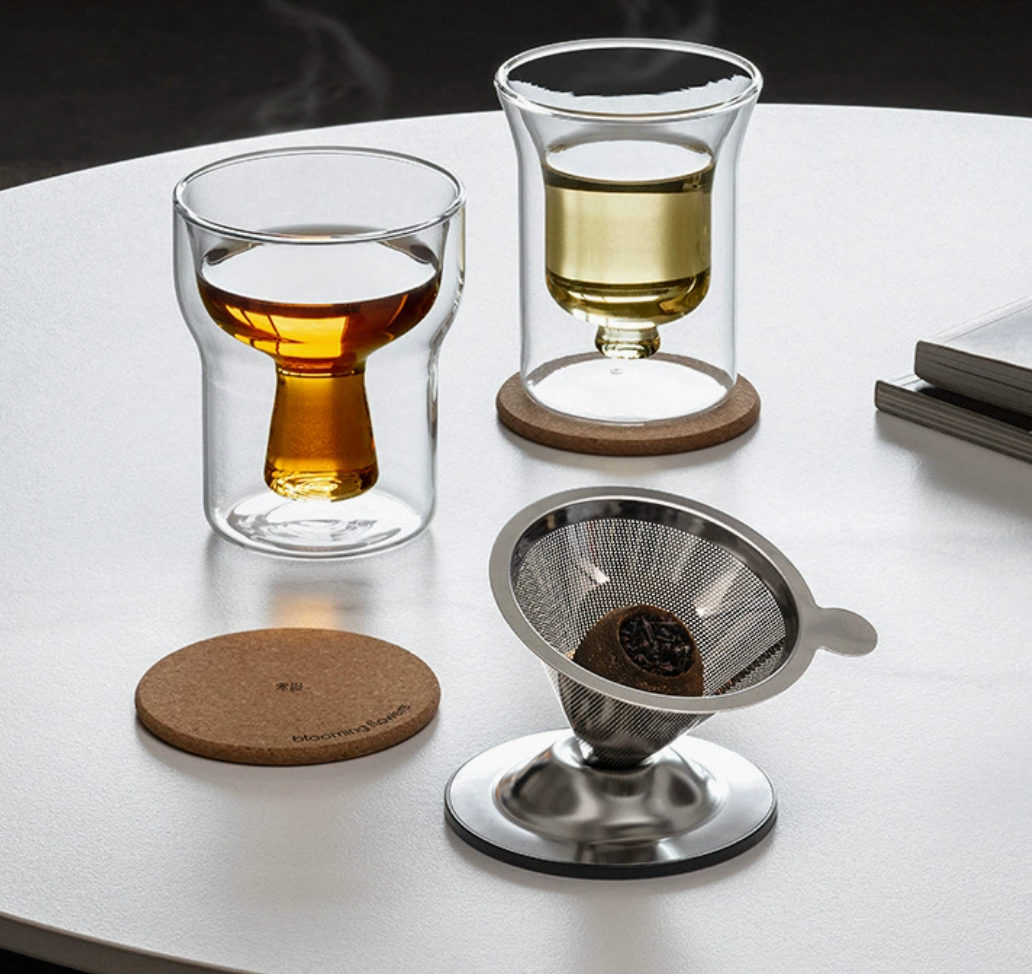 2026 New Creative Upside-Down Beer Glass Mug - High Borosilicate Double Wall Glass Tea Cup - Aesthetic Heat-Resistant Coffee Mug - Unique Gift for Beer Lovers &amp; Tea Enthusiasts